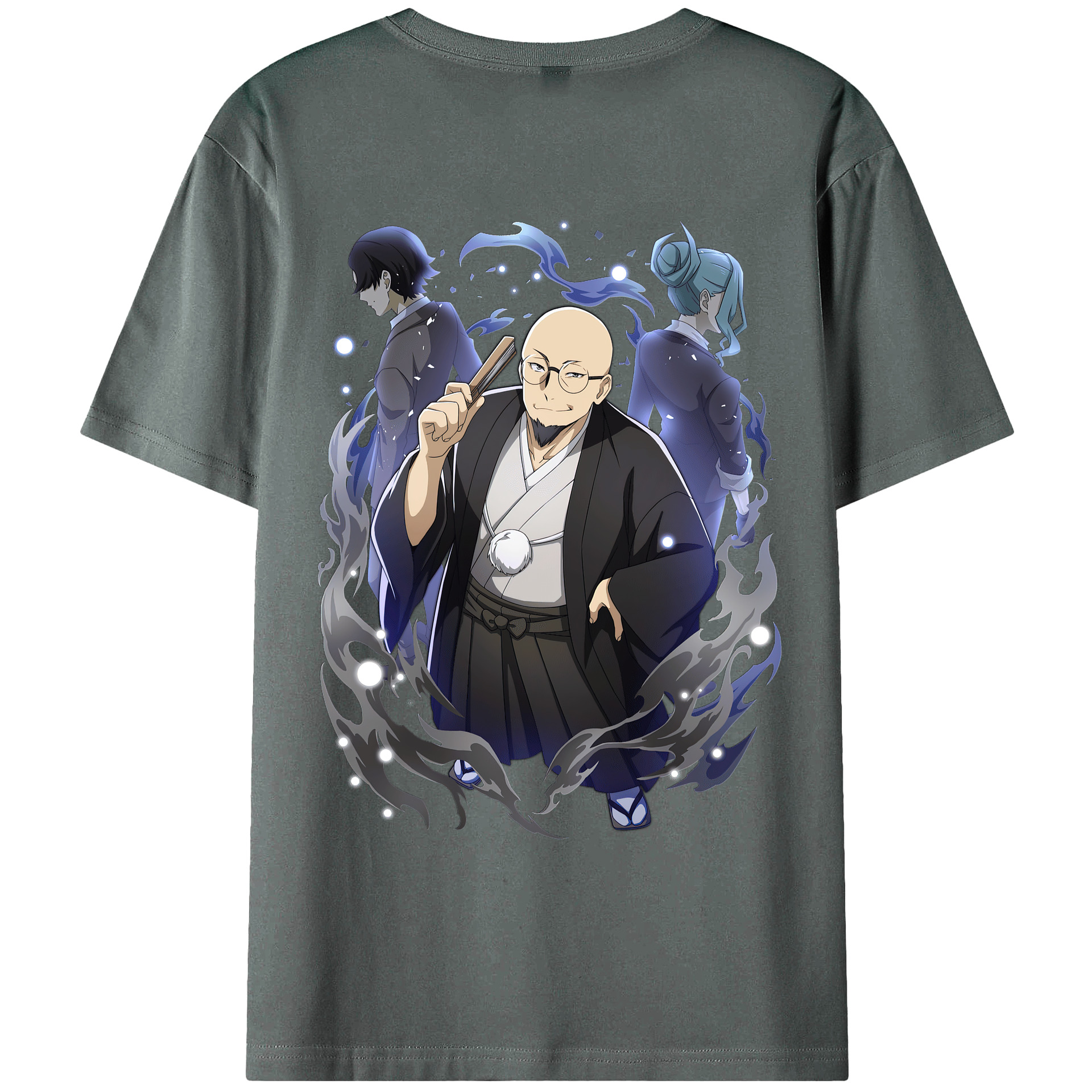 （画像用） 文豪ストレイドッグス Bungo Stray Dogs 綿100％ メンズ半袖Tシャツ（バックプリント） 通気性